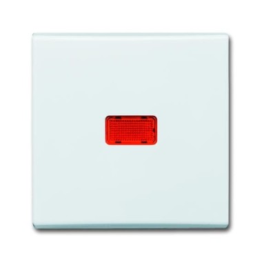 2CKA001731A1833 Клавиша для механизма 1-клавишного выключателя/переключателя/кнопки, с красной линзой (IP44), серия Allwetter 44, цвет слоновая кост