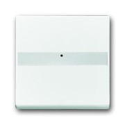 2CKA001731A1877 Клавиша для механизма 1-клавишного выключателя/переключателя/кнопки, с полем для надписи, со световодом, серия Future/Axcent/Carat/Династия, цвет альпийский белый