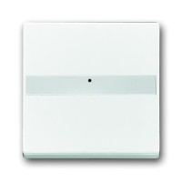 2CKA001731A1877 Клавиша для механизма 1-клавишного выключателя/переключателя/кнопки, с полем для надписи, со световодом, серия Future/Axcent/Carat/Династия, цвет альпийский белый