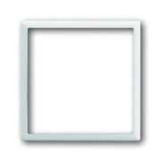 2CKA001731A1942 Плата центральная (накладка) для механизма светоиндикатора 2062 U, серия impuls, цвет альпийский белый