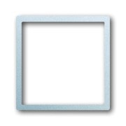 2CKA001731A1952 Плата центральная (накладка) для механизма светоиндикатора 2062 U, серия impuls, цвет серебристо-алюминиевый