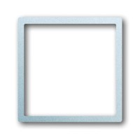 2CKA001731A1952 Плата центральная (накладка) для механизма светоиндикатора 2062 U, серия impuls, цвет серебристо-алюминиевый