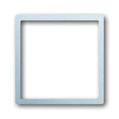 2CKA001731A1952 Плата центральная (накладка) для механизма светоиндикатора 2062 U, серия impuls, цвет серебристо-алюминиевый