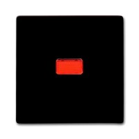 2CKA001731A1964 Клавиша для механизма 1-клавишного выключателя/переключателя/кнопки, с красной линзой (IP44), серия Allwetter 44, цвет коричневый