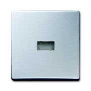 2CKA001731A1965 Клавиша для механизма 1-клавишного выключателя/переключателя/кнопки, с красной линзой (IP44), серия Allwetter 44, цвет серебристо-алюминиевый