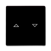 2CKA001731A1970 Клавиша для механизма выключателя жалюзи 2000/4 US и 2020/4 US, с маркировкой, IP44, серия Allwetter 44, цвет коричневый