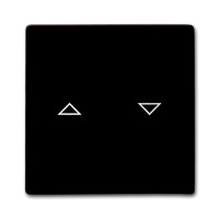 2CKA001731A1970 Клавиша для механизма выключателя жалюзи 2000/4 US и 2020/4 US, с маркировкой, IP44, серия Allwetter 44, цвет коричневый