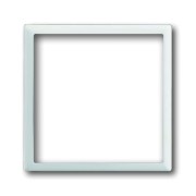 2CKA001731A1984 Плата центральная (накладка) для механизма светоиндикатора 2062 U, серия impuls, цвет белый бархат