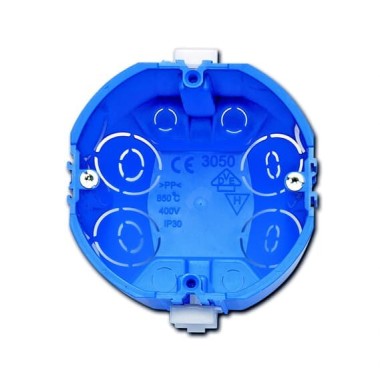 2CKA001740A0071 Коробка монтажная  отверстие в стене D=74, глубина 60мм, расстояние между крепежными винтами 60мм для гипсокартоновых стен