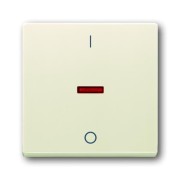 2CKA001751A2742 Клавиша для механизма 1-клавишного выключателя/переключателя/кнопки, с красной линзой, с маркировкой 