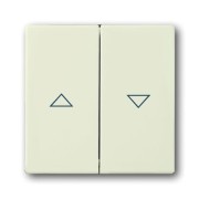 2CKA001751A2748 Клавиша для механизма выключателя жалюзи 2000/4 U и 2020/4 US, с маркировкой, серия Future/Axcent/Carat/Династия, цвет слоновая кость