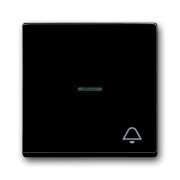 2CKA001751A2932 Клавиша для механизма 1-клавишного выключателя/переключателя/кнопки, с прозрачной линзой и символом 