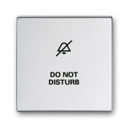 2CKA001751A3001 Клавиша для механизма 1-клавишного выключателя/переключателя/кнопки, с символом НЕ БЕСПОКОИТЬ, серия Future/Axcent/Carat/Династия, цвет серебристо-алюминиевый