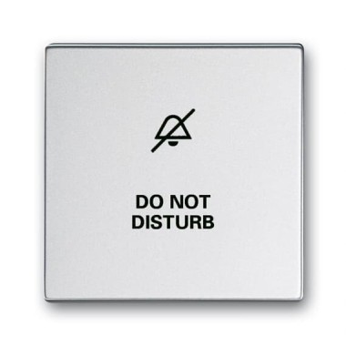 2CKA001751A3001 Клавиша для механизма 1-клавишного выключателя/переключателя/кнопки, с символом НЕ БЕСПОКОИТЬ, серия Future/Axcent/Carat/Династия, цвет серебристо-алюминиевый