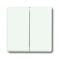 2CKA001751A3024 Клавиша для механизма 2-клавишных выключателей/переключателей/кнопок, серия Future/Axcent/Carat/Династия, цвет белый бархат