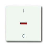 2CKA001751A3028 Клавиша для механизма 1-клавишного выключателя/переключателя/кнопки, с красной линзой, с маркировкой 