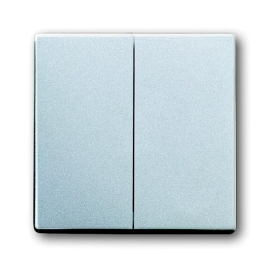 2CKA001751A3092 Клавиша для механизма 2-клавишных выключателей/переключателей/кнопок, серия Future/Axcent/Carat/Династия, цвет серебристо-алюминиевый