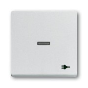 2CKA001751A3159 Клавиша для механизма 1-клавишного выключателя/переключателя/кнопки, с прозрачной линзой, c символом 