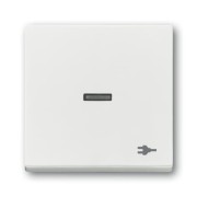 2CKA001751A3163 Клавиша для механизма 1-клавишного выключателя/переключателя/кнопки, с прозрачной линзой, c символом 