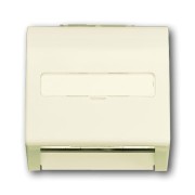 2CKA001753A0053 Плата центральная (корпус) с суппортом для коммуникационных разъёмов и цоколей DCS от 1850 EB до 1876 EB, серия impuls, цвет слонова кость