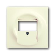 2CKA001753A0055 Плата центральная (накладка) для механизмов USB/VGA/HDMI/RCA, серия impuls, цвет слоновая кость