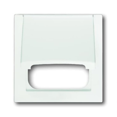 2CKA001753A0171 Плата центральная (промежуточное кольцо) с откидной крышкой для 50x50 мм телекоммуникационных вставок/механизмов AMP, Brand-Rex, Rutenbeck, BTR, Telegartner, серия impuls, цвет белый бархат