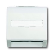 2CKA001753A0175 Плата центральная (корпус) с суппортом для коммуникационных разъёмов и цоколей DCS от 1850 EB до 1876 EB, серия impuls, цвет белый бархат