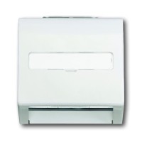 2CKA001753A0175 Плата центральная (корпус) с суппортом для коммуникационных разъёмов и цоколей DCS от 1850 EB до 1876 EB, серия impuls, цвет белый бархат