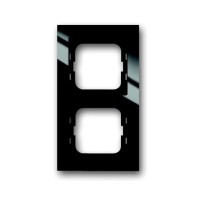 2CKA001754A4410 Рамка 2-постовая, серия axcent, цвет чёрный