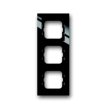 2CKA001753A4128 Рамка 3-постовая, для монтажа заподлицо, серия axcent, цвет черный