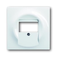 2CKA001753A4989 Плата центральная (накладка) для механизмов USB/VGA/HDMI/RCA, серия impuls, цвет альпийский белый