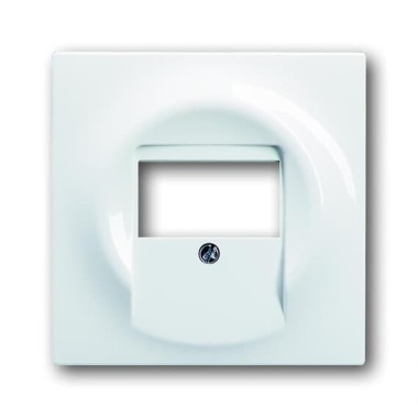 2CKA001753A4989 Плата центральная (накладка) для механизмов USB/VGA/HDMI/RCA, серия impuls, цвет альпийский белый