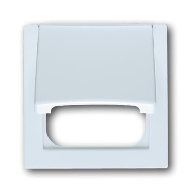 2CKA001753A4997 Плата центральная (промежуточное кольцо) с откидной крышкой для 50x50 мм телекоммуникационных вставок/механизмов AMP, Brand-Rex, Rutenbeck, BTR, Telegartner, серия impuls, цвет альпийский белый