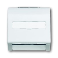 2CKA001753A5010 Плата центральная (корпус) с суппортом для коммуникационных разъёмов и цоколей DCS от 1850 EB до 1876 EB, серия impuls, цвет альпийский белый