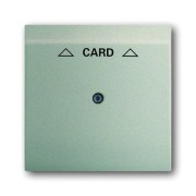 2CKA001753A6737 Плата центральная (накладка) для механизма карточного выключателя 2025 U, серия impuls, цвет шампань-металлик