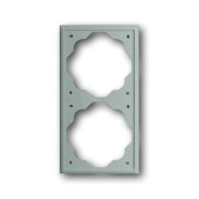 2CKA001754A2528 Рамка 2-постовая, серия impuls, цвет шампань-металлик