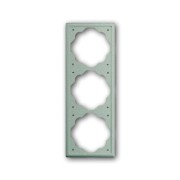 2CKA001754A2536 Рамка 3-постовая, серия impuls, цвет шампань-металлик