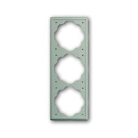 2CKA001754A2536 Рамка 3-постовая, серия impuls, цвет шампань-металлик