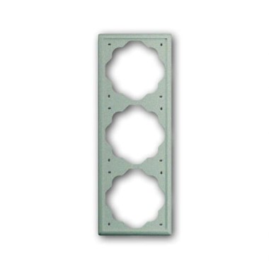 2CKA001754A2536 Рамка 3-постовая, серия impuls, цвет шампань-металлик