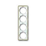 2CKA001754A3641 Рамка 4-постовая, серия impuls, цвет золото
