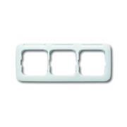 2CKA001754A3732 Рамка 3-постовая, горизонтальная, с полем для надписи, серия Reflex SI, цвет альпийский белый