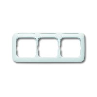 2CKA001754A3732 Рамка 3-постовая, горизонтальная, с полем для надписи, серия Reflex SI, цвет альпийский белый