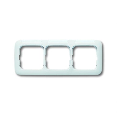 2CKA001754A3732 Рамка 3-постовая, горизонтальная, с полем для надписи, серия Reflex SI, цвет альпийский белый