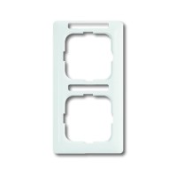 2CKA001754A4059 Рамка 2-постовая, вертикальная, с полем для надписи, серия Reflex SI linear, цвет альпийский белый