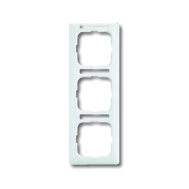 2CKA001754A4061 Рамка 3-постовая, вертикальная, с полем для надписи, серия Reflex SI linear, цвет альпийский белый