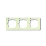 2CKA001754A4097 Рамка 3-постовая, горизонтальная, с полем для надписи, серия Busch-Duro 2000 SI linear, цвет слоновая кость