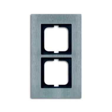 2CKA001754A4255 Рамка 2-постовая, серия Carat, сталь