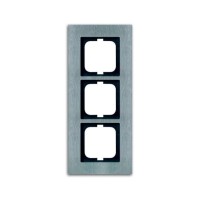 2CKA001754A4256 Рамка 3-постовая, серия Carat, сталь