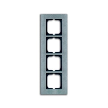 2CKA001754A4257 Рамка 4-постовая, серия Carat, сталь 2CKA001754A4257 Рамка 4-постовая, серия Carat, сталь