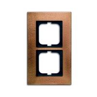 2CKA001754A4259 Рамка 2-постовая, серия Carat, бронза